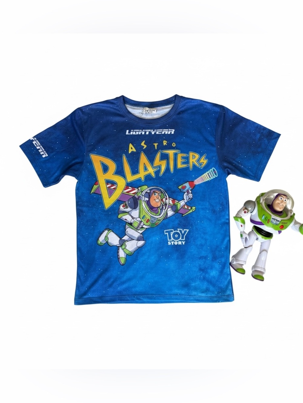 Blue 'Astro Blasters' Buzz Lightyear Kids Tee - Size: 12 Boys - Picture 2 of 4